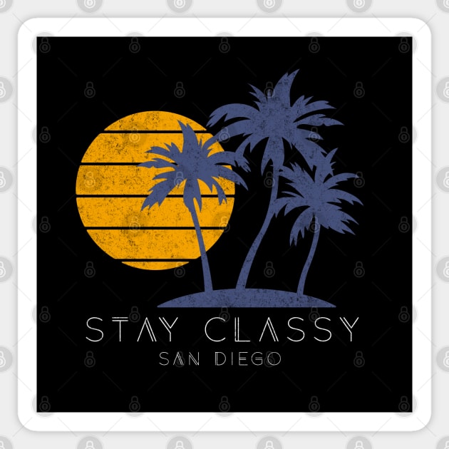 Stay Classy San Diego Sticker by BodinStreet